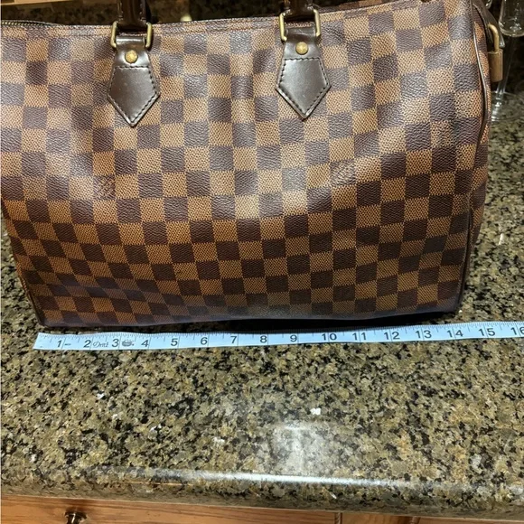 Louis Vuitton Damien Speedy 30 purse - Picture 6 of 11